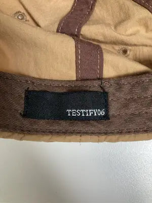 TESTIFY06/テスティファイゼロロク/キャップ/帽子/ベージュ