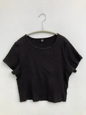 UNIQLO/ユニクロ/Tシャツ/カットソー/トップス/ブラック/L