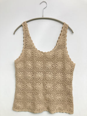 WHITE STAG/ホワイトスタッグ/タンクトップ/トップス/ベージュ/MEDIUM