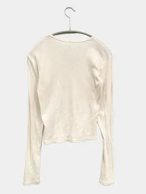 adapt retailing/Tシャツ/カットソー/トップス/アイボリー/M