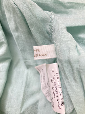 ITEMS/アイテムズ/シャツワンピース/ワンピース/ドレス/ライトグリーン/Free