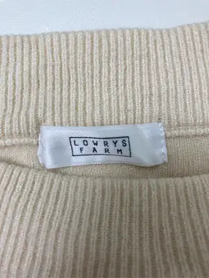LOWRYS FARM/ローリーズファーム/Tシャツ/カットソー/トップス/アイボリー/F