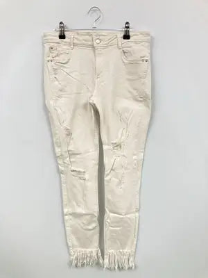 ZARA TRAFALUC/ザラトラファルック/デニムパンツ/パンツ/ホワイト/USA 8