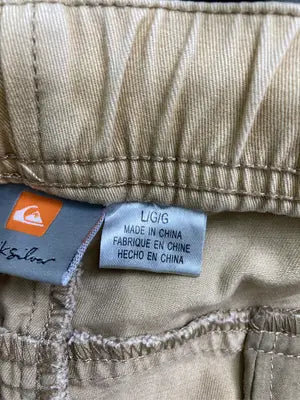 QUIKSILVER/クイックシルバー/チノパンツ/パンツ/ベージュ/L