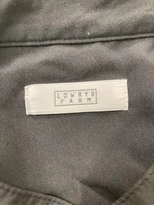 LOWRYS FARM/ローリーズファーム/シャツワンピース/ワンピース/ドレス/ブラック/F