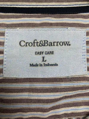 croft&barrow/クラフトアンドバロー/シャツ/ブラウス/トップス/グレー/L