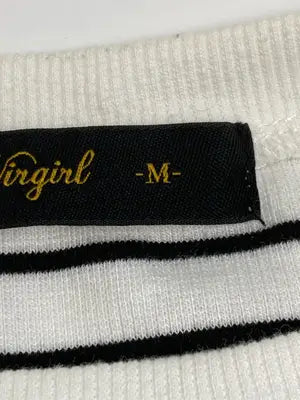 Virgirl/Tシャツ/カットソー/トップス/ホワイト/M