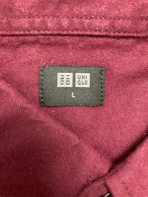 UNIQLO/ユニクロ/シャツ/ブラウス/トップス/レッド/L