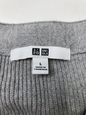UNIQLO/ユニクロ/カーディガン/ボレロ/トップス/グレー/L