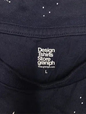Design Tshirts Store graniph/デザインティーシャツストアーグラニフ/Tシャツ/カットソー/トップス/ネイビー/L