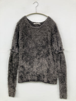 KBF/ケービーエフ/ニット/セーター/トップス/グレー/ONE