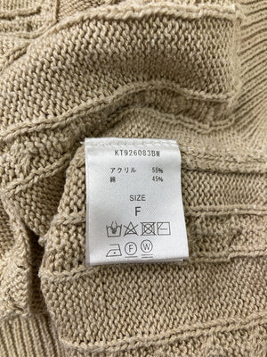 kutir/クティール/ベスト/トップス/ベージュ/F