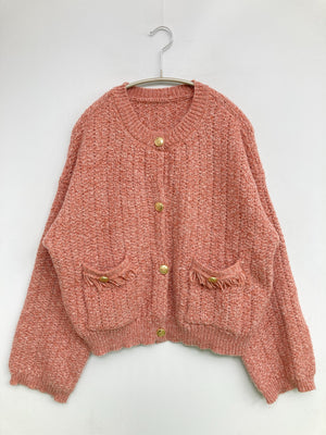 Alma Design/アルマデザイン/カーディガン/ボレロ/トップス/ピンク/M