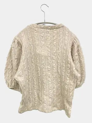 ZARA/ザラ/ニット/セーター/トップス/ベージュ/USA L