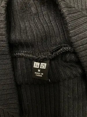 UNIQLO/ユニクロ/ニット/セーター/トップス/ブラック/M