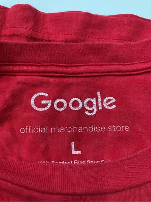 Google/Tシャツ/カットソー/トップス/レッド/L