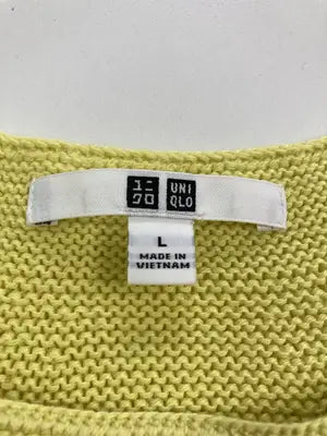 UNIQLO/ユニクロ/Tシャツ/カットソー/トップス/イエロー/L