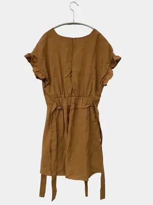 ZARA/ザラ/ワンピース/ワンピース/ドレス/ブラウン/USA M