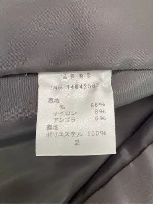 GALLERY VISCONTI/ギャラリービスコンティ/ショートコート/ジャケット/アウター/グレー/2
