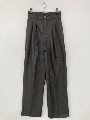 me+em select/ミームセレクト/スラックス/パンツ/グレー/S