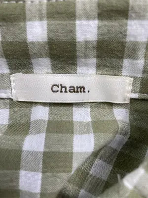 cham/チャム/シャツワンピース/ワンピース/ドレス/ライトグリーン/F