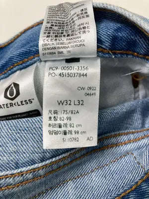 Levis/リーバイス/デニムパンツ/パンツ/スカイブルー/W32 L32