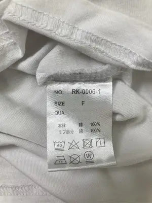 Tシャツ/カットソー/トップス/ホワイト/F