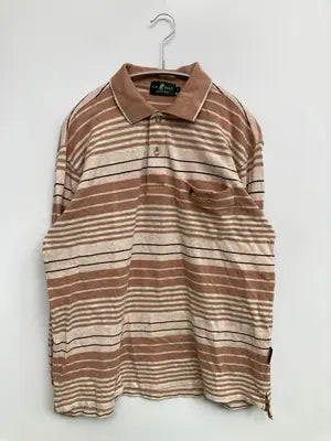 U.S.POLO/ユーエスポロ/ポロシャツ/トップス/ブラウン/L