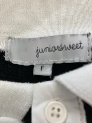 junior sweet/ジュニアスイート/ポロシャツ/トップス/ブラック/F