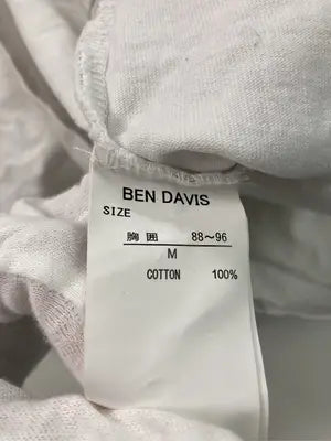 BEN DAVIS/ベンデイビス/Tシャツ/カットソー/トップス/ホワイト/M