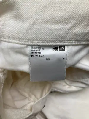 UNIQLO/ユニクロ/その他パンツ/パンツ/ホワイト/29（73.5cm）