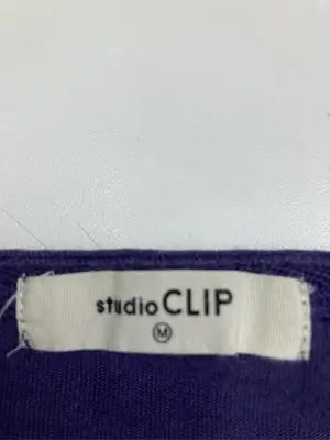 studio CLIP/スタディオクリップ/Tシャツ/カットソー/トップス/パープル/M