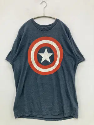 MARVEL/マーベル/Tシャツ/カットソー/トップス/ネイビー/L
