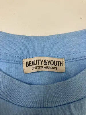 BEAUTY&YOUTH/ビューティーアンドユース/Tシャツ/カットソー/トップス/スカイブルー/S