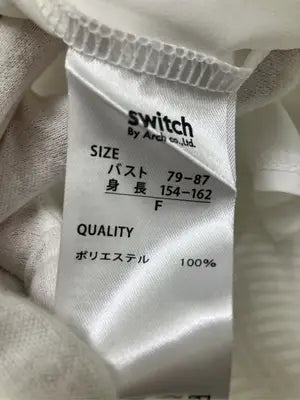 switch/シャツ/ブラウス/トップス/ホワイト/F