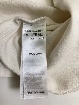 SLY/スライ/Tシャツ/カットソー/トップス/アイボリー/FREE