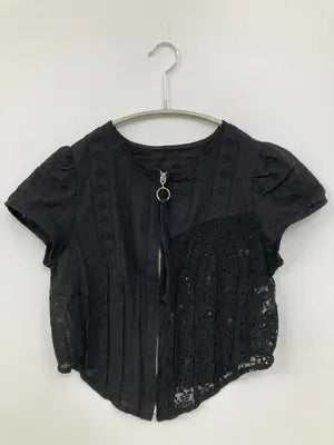 SLY/スライ/Tシャツ/カットソー/トップス/ブラック/F