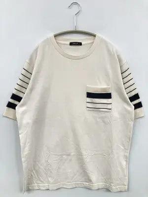 COMME CA ISM/コムサイズム/Tシャツ/カットソー/トップス/アイボリー/L