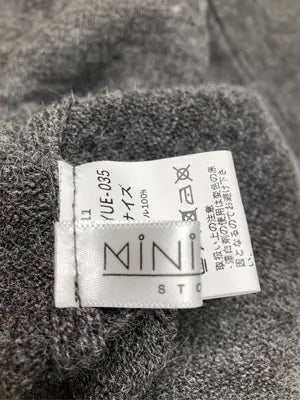 MINI MINI/ミニミニ/ニット/セーター/トップス/グレー/ワンサイズ