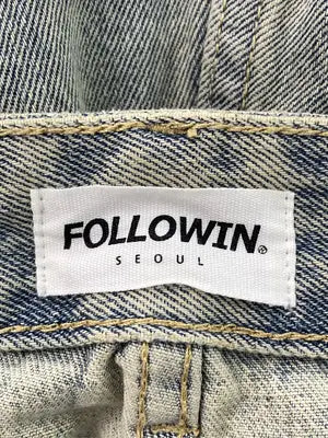 FOLLOWIN/フォロウィン/デニムパンツ/パンツ/ブルー/M