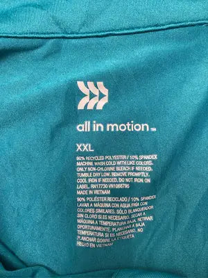 all in motion/ポロシャツ/トップス/スカイブルー/XXL