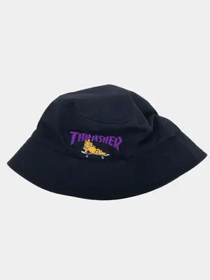 THRASHER/スラッシャー/バケットハット/帽子/ブラック