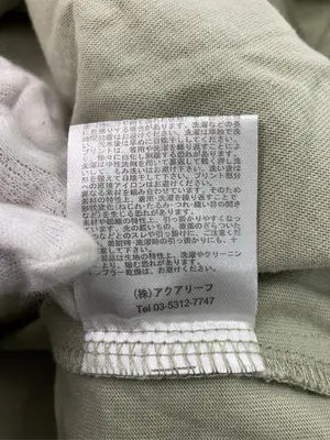 AQUALEAF/アクアリーフ/Tシャツ/カットソー/トップス/カーキ/F