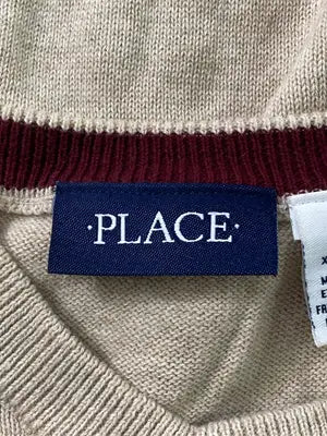 PLACE/プレイス/ニット/セーター/トップス/ベージュ/XL
