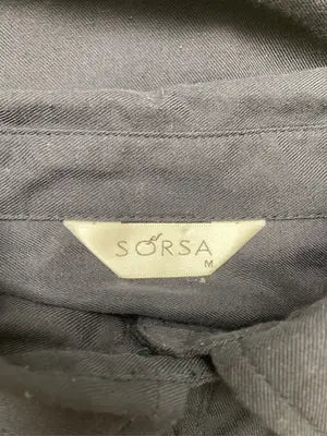 SORSA/シャツ/ブラウス/トップス/ネイビー/M