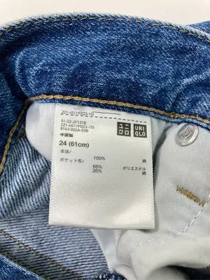 UNIQLO/ユニクロ/デニムパンツ/パンツ/ブルー/24(61cm)