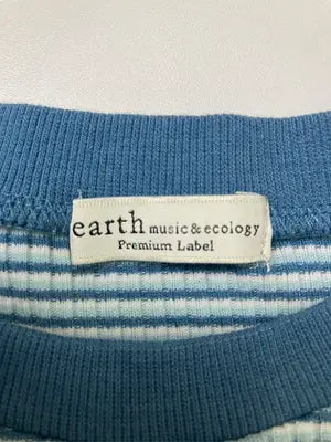 earth music&ecology/アースミュージックアンドエコロジー/ニット/セーター/トップス/スカイブルー/FREE