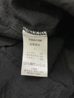 EMMA/エマ/シャツ/ブラウス/トップス/ブラック/L