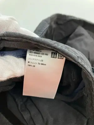 UNIQLO/ユニクロ/チノパンツ/パンツ/ブラック/M