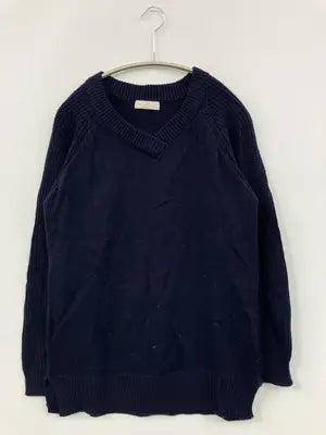 Flow and fixture/ニット/セーター/トップス/ネイビー/M  バスト79～87　身長154～162